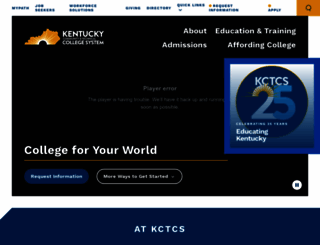 kctcs.edu screenshot