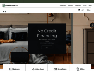 kdappliances.com screenshot