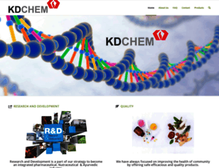 kdchempharma.com screenshot
