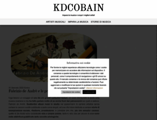kdcobain.it screenshot