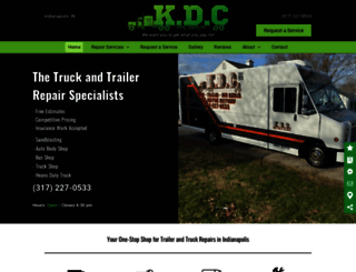 kdctruckandtrailerrepair.com screenshot