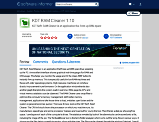 kdt-ram-cleaner.informer.com screenshot
