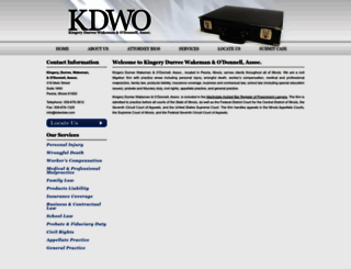 kdwolaw.com screenshot