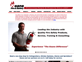 keanefire.com screenshot
