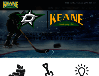 keanelandscaping.com screenshot