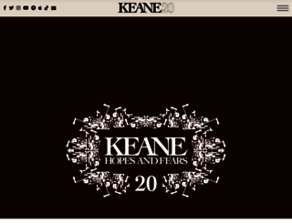 keanemusic.com screenshot