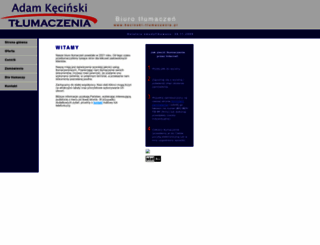 kecinski-tlumaczenia.pl screenshot