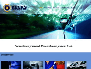 keckskwiklube.com screenshot