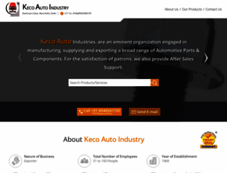 kecoautoindustries.com screenshot