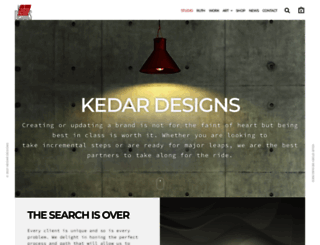 kedardesigns.com screenshot