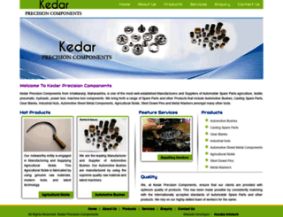 kedarprecision.co.in screenshot
