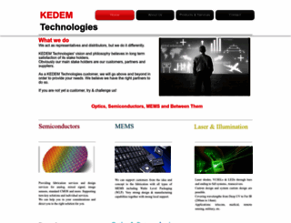 kedem-tech.com screenshot