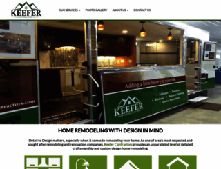 keefercontractors.com screenshot