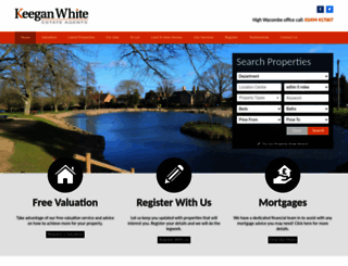 keeganwhite.co.uk screenshot