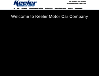keeler.com screenshot