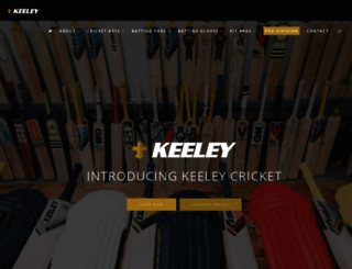 keeleycricket.com screenshot
