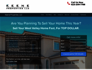 keeneproperties.com screenshot