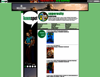 keenspot.com screenshot