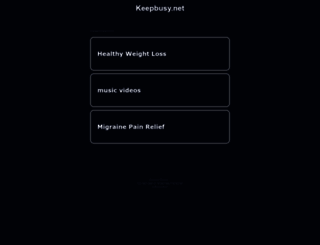 keepbusy.net screenshot