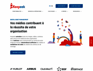 keepeek.com screenshot