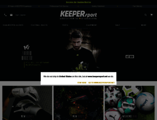 keepersport.co.uk screenshot