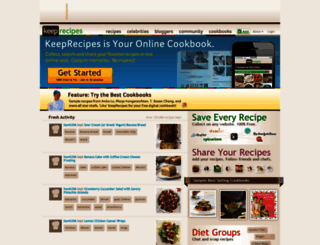 keeprecipes.com screenshot