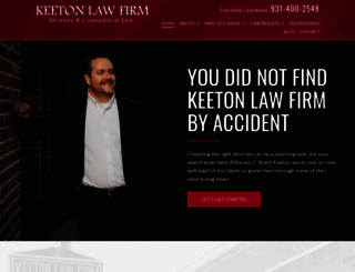 keeton-perry.com screenshot