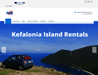 kefaloniaislandrentals.com screenshot