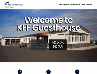 kefguesthouse.is screenshot