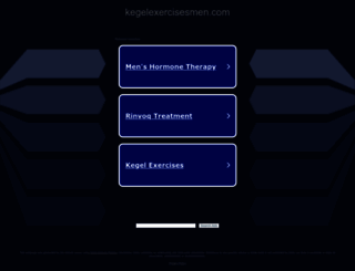 kegelexercisesmen.com screenshot