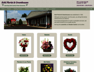 kehlflowers.com screenshot