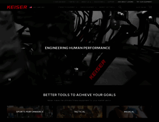 keiser.com screenshot