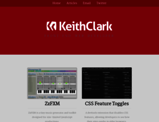keithclark.co.uk screenshot