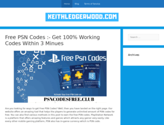 keithledgerwood.com screenshot