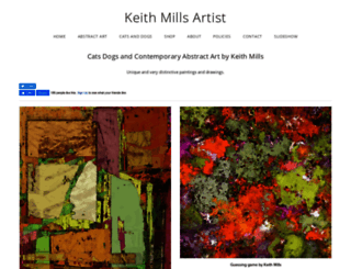 keithmillsartist.com screenshot