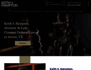 keithshamptonlaw.com screenshot