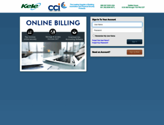 kele.billtrust.com screenshot