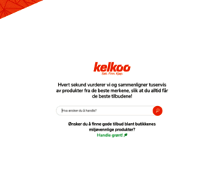 kelkoo.no screenshot
