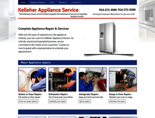 kelleherapplianceservice.com screenshot