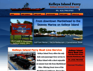 kelleysislandferry.com screenshot