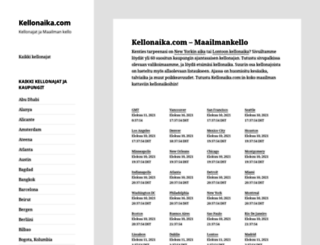 kellonaika.com screenshot