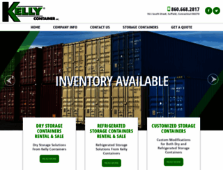 kellycontainer.com screenshot