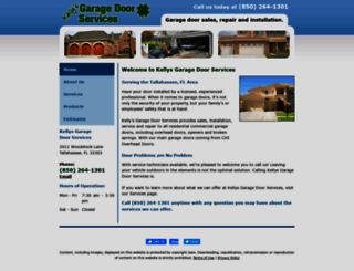 kellysgaragedoorservices.com screenshot