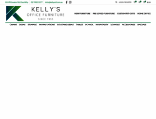 kellysofficefurniture.com.au screenshot