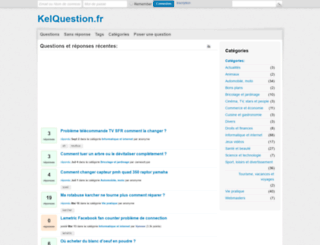kelquestion.fr screenshot