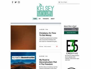 kelseymckain.com screenshot