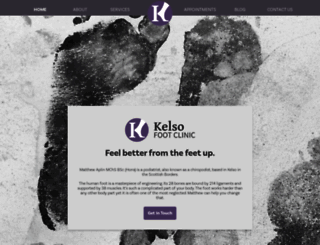 kelso-footclinic.co.uk screenshot