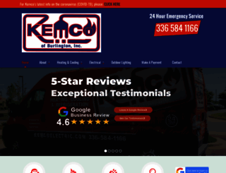 kemcoelectric.com screenshot