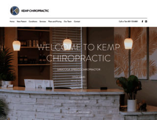 kempchiropracticutah.com screenshot
