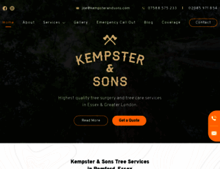 kempsterandsons.com screenshot